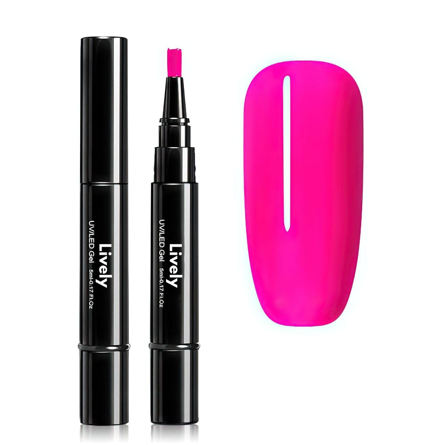Lively® Ongles & Manucures Rose fluo Stylo vernis à ongles | Lively®