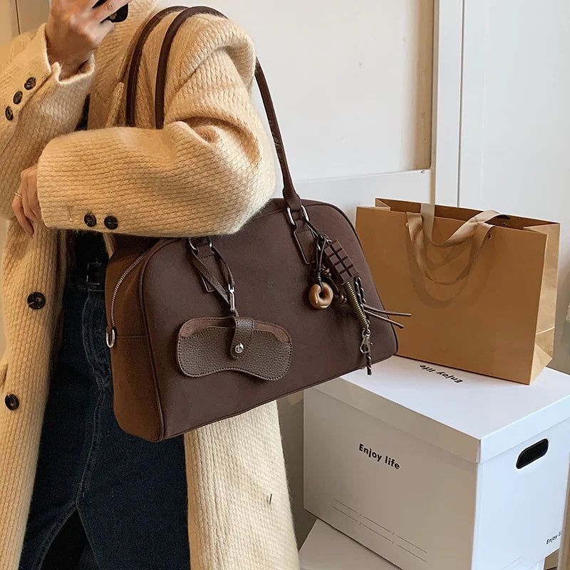 Semišová kabelka | Lily